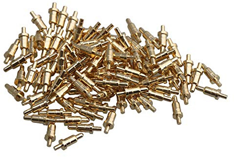RDEXP 100 Stück Pogopin Durchmesser 0,8 mm Länge 6 mm Federdrucksonde Pogo Pin