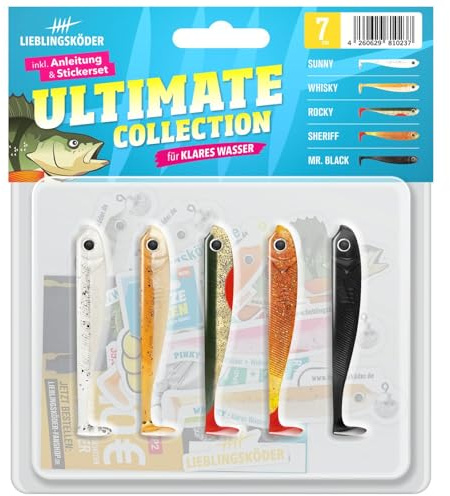Lieblingsköder Gummifische 7cm - 5 Angelköder