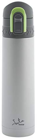 Jata Hogar 826 - Termo 500 ml de Acero Inoxidable Doble Pared, Botella Térmica 500 ml sin BPA, Mantiene Frío y Calor Varias Horas, Cierre Hermético Antifugas, Tapa Abatible y Pulsador Apertura