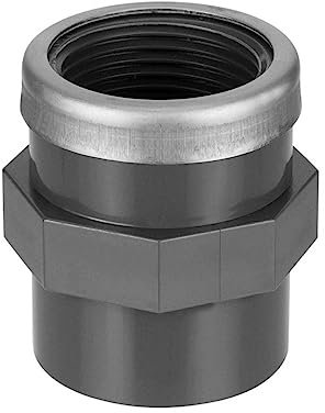REKUBIK PVC-U Übergangsmuffe Klebemuffe x Innengewinde Verstärkungsring Größe 32mm x 1 IG