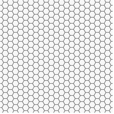 Contour Antibac Hexagon White Lattice Wallpaper | Paste the Wall Application | White Tile | Eco-Friendly