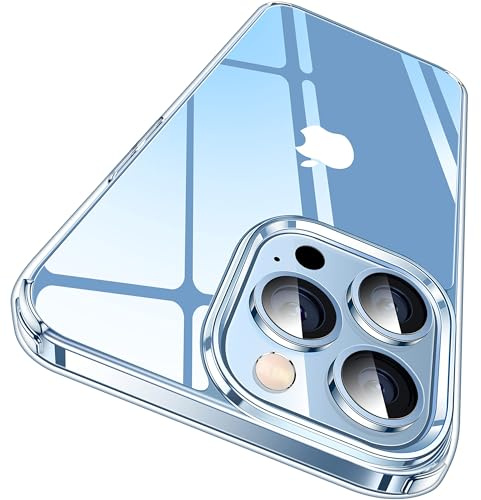 CASEKOO for iPhone 13 Pro Case Crystal Clear, Never Yellow Technology, Slim