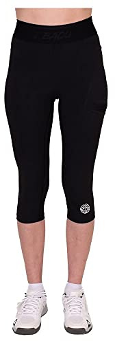 BIDI BADU Damen Crew Capri - Black, Größe:L