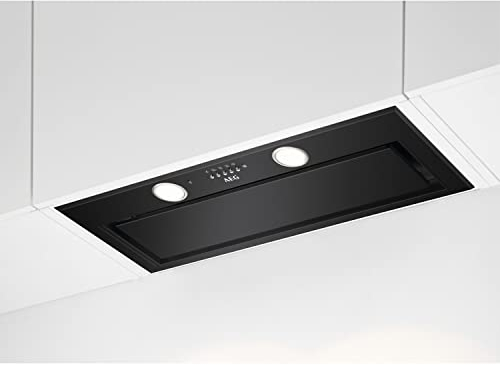 80cm Canopy Cooker Hood - Matt Black