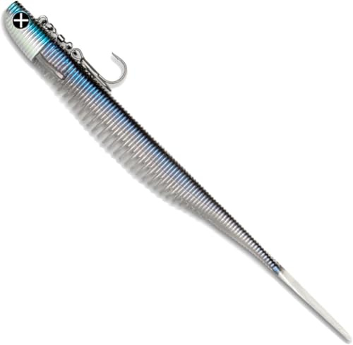 Monkey Lures Stalking Lui 25 cm - Vertikal Angeln Köder - Zander Gummifisch, Zander Angeln, Zanderköder, Vertikalangeln, Kunstköder zum Raubfischangeln, Angelköder