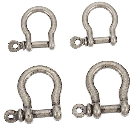 PLAFOPE 4pcs Horseshoe Buckle for Crossbody Bag Luggage Diy Chain Buckle for Handbag Chain Rings Bag for Suitcase Packing