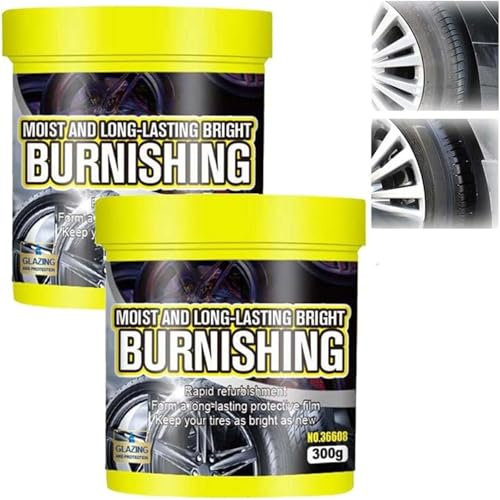 Pâte d'entretien et de revêtement des pneus, Pâte de revêtement pour rénovation des pneus de voiture, Pâte de revêtement brillante pour pneus de voiture, Cire imperméable pour pneus de voiture