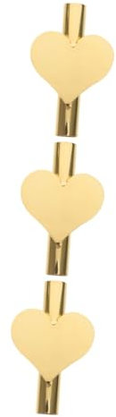 SEWOART 3stücke Herzförmiger Wandblumenhalter Aus Goldene Wandvase Für Frische Und Künstliche Blumen Dekorative Wanddeko Für Hochzeiten Partys Und Zuhause