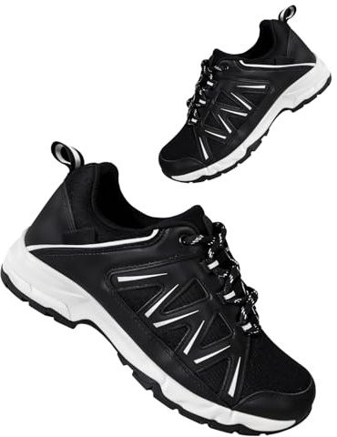 Chaussures de Randonnée Unisexe Imperméables – Bottes Trekking Homme Femme Ado, Confortables, Antidérapantes et Respirantes pour Marche, Montagne, Outdoor, Été et Hiver, Taille 37