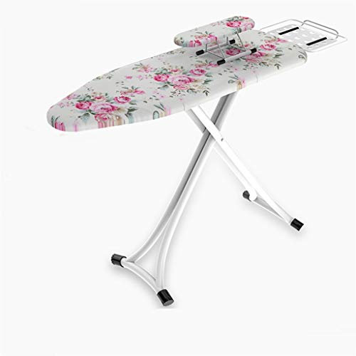WJFTODAY Herramienta de Limpieza Tabla de Planchar, con Zona de estacionamiento Resistent Resistente al Calor Percha de Planchado Plegable para Sala de Estar Hotel Tienda de Ropa Centro de lavandería