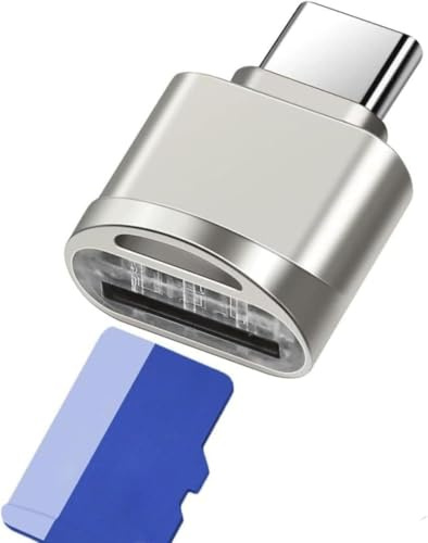Micro SD Card Reader USB C, C Type Card Reader with USB C Adapter, SD Card READER, usb c Micro SD Card READER with Keychain, Memory Card reader For All C Type Devices, SD, SDHC, SDXC And For Laptops.
