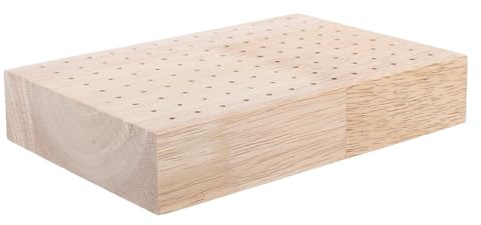 DINHEAROM Expositor De Dulces y Aperitivos Tablero De Soporte De Madera Para Brochetas Diseño Moderno
