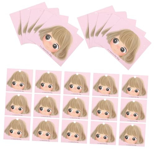 Housoutil 50stücke Display Zubehör Pin Display Karte Barrettes Display Karten Haarnadel Display Karte Haarnadel Halter Haar Bogen Halter Brosche Pin Display Karten Kopfschmuck Display