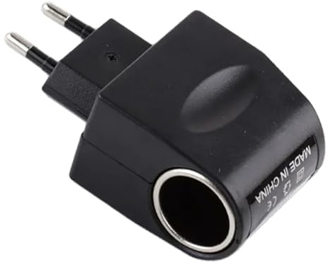 Adapterstecker Für Auto – Praktischer Adapter Zigarettenanzünder | Spannungswandler Mit EU-Stecker | Spannung Wandler Konverter Geeignet Für KFZ-Nutzung, Ladegeräte Und Elektronik Unterwegs