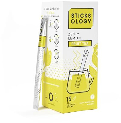 Sticksology Zesty Lemon Tea Sticks - Fruit Tea