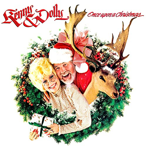 KENNY ROGERS & DOLLY PARTON - once upon a christmas RCA 15307 record)
