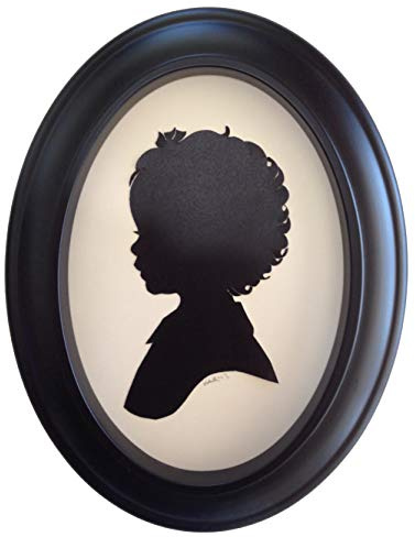 CUT ARTS Black Oval 5x7 Frame