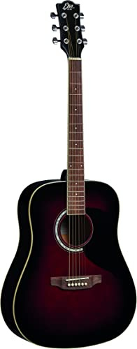 Eko GUITARS - RANGER 6 RED SUNBURST, Chitarra Acustica Serie Ranger, Colore Red Sunburst