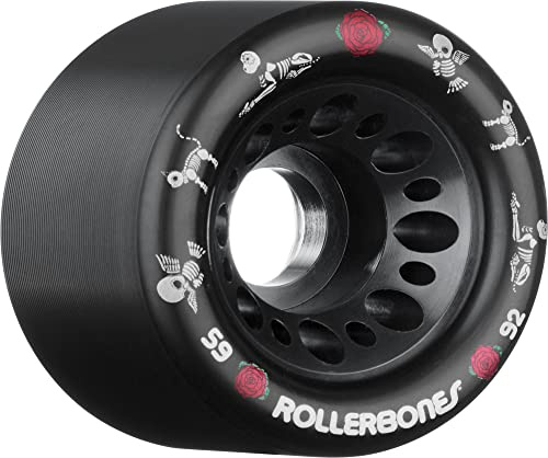 Rollerbones Day of The Dead Pet Series 59mm Speed/Derby Roller Skate Wheels (4 Packs)