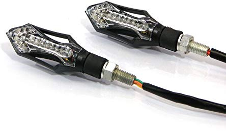 LED-motorcykelindikatorer med integrerade baklampor och stopplampor för de flesta typer av motorcykel, fyrhjuling, ATV & Trike