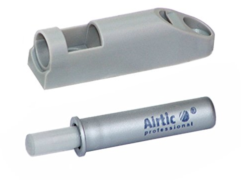 10 Möbeldämpfer Türdämpfer Möbeltürdämpfer Anschlagdämpfer mit Adapter Grau