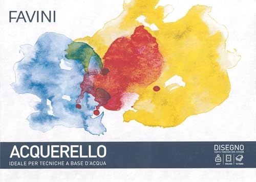 Blocco Acquerello - 350x500mm - 340gr - 10fg - Favini