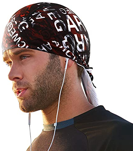 Arcweg Bandana de Cyclisme avec Motif tête de Mort - Protection UV - Séchage Rapide sous Le Casque - pour Homme et Femme - Sports de Plein air