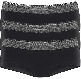 S.Oliver Damen Dd-505hpa Hipster-Höschen, Schwarz, 40-42 EU