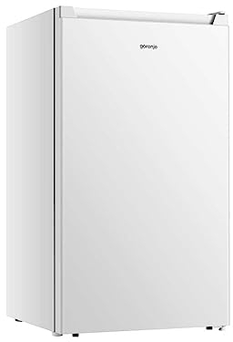 Gorenje RB39EPW4 Tischkühlschrank mit Gefrierfach/Freistehend/EEK E / 38dB / 82 Liter/CrispZone/LED Beleuchtung/Türanschlag wechselbar/HxBxT:: 84,2x 47,5 x 44,8 cm/Weiß
