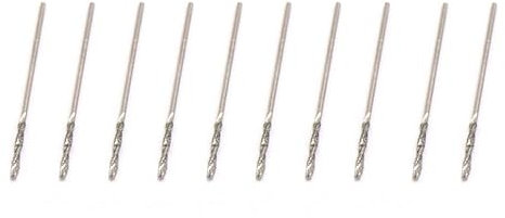NITVIA 10Pcs Punta diamantata con Punta elicoidale Punta elicoidale Punte for Trapano a Spirale Foratura lucidatura for Piastrelle in Pietra di Vetro Foratura fine (Size : 2.0mm)