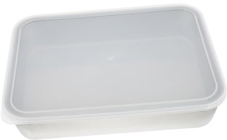 MAGICLULU Stainless Steel Cake Baking Pan and Bread Pan 26x20x5cm Deep with Lid, Food Storage Container for Refrigerator and Oven Use, Sturdy Bakeware for Home Baking and Meal Prep