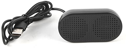 Haut-Parleur Filaire USB à Double Haut-Parleur, Basse Lourde, Alimentation etIntégrés, Mini Haut-Parleur Portable, Large compatibilité pour Ordinateur de Bureau et Ordinateur