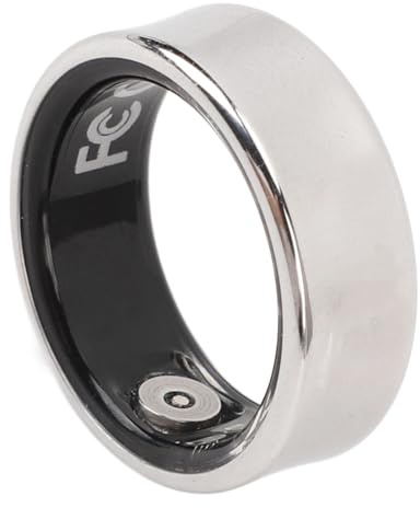 Smart Ring Fitness Tracker, IP68 Vattentät Sportövervakningsring Multifunktionell Hälsa Sömnpuls Blodsyre Blodtrycksmätare för Män Kvinnor (#9)