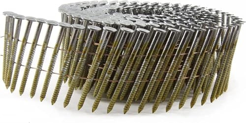 Akdeniz | Hersteller | Coilnägel 3,1 x 80 mm - 4.050 Stück | Drahtmagaziniert | Stahl Blank | Ringschaft | mit 16° Neigungswinkel | Für Palettenbau, Holzbau, Dachbau & Zimmerei