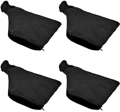 TRKETK 4 Pièces Sacs à Poussière, Sac Collecteur de PoussièRe Noir avec Fermeture Éclair Sacs de Collecteur de Poussière pour la Machine à Sciage en Aluminium 255 Accessoires de Scie à Mitre