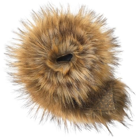 GORGECRAFT Rollo de Cinta de Piel Sintética de Felpa Peluda Esponjosa de 1 m X 7cm Precortado Dorado Oscuro Manualidades Barbas de Gnomo de Peluche Artificiales Almohadas Navideñas Cojines de Asiento