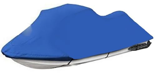 Guangcailun Funda impermeable para motos de agua, tela para exteriores, para motocicletas y barcos, para todo tipo de clima, azul, resistente al sol, al polvo y a la nieve.