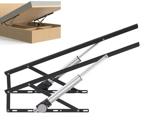 Meccanismo di sollevamento elettrico del letto, rialzi in acciaio resistente con telecomando, supporta fino a 600 kg, ideale per riporre oggetti e divani a molle