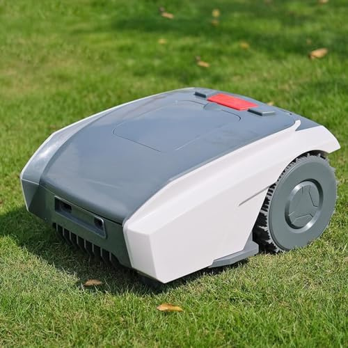 Tondeuse à gazon robotique avec navigation GPS, contrôle par application Bluetooth, planification de chemin, capteur de pluie, couvre 1/3 acre