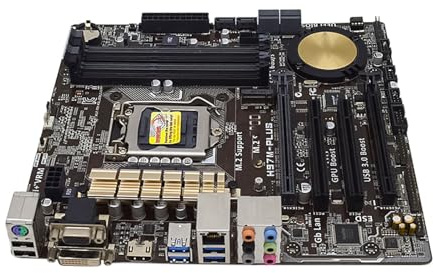 scheda madre Scheda madre Fit For ASUS H97M-PLUS M-ATX Intel H97 LGA 1150 Supporto Core I7/i5/i3 4370 4440 4770 DDR3 PCI M.2 SATA III