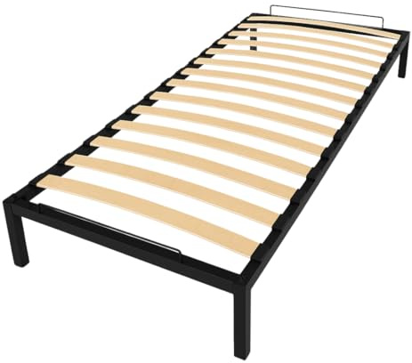 INDUSTORM Metallbett, Schwarz, 80x200cm