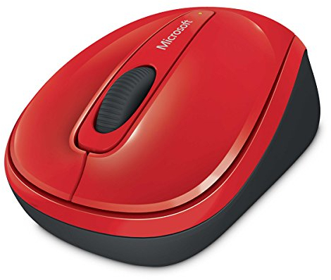 Microsoft Wireless Mobile Mouse 3500 - Flame Red Gloss