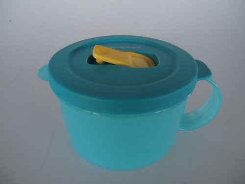 TUPPERWARE Mikrowelle CrystalWave Kanne 460 ml türkis Wave Micro Pop Plus Fix