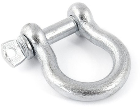 25 pcs acier galvanisé zingué manille pour la corde 10mm