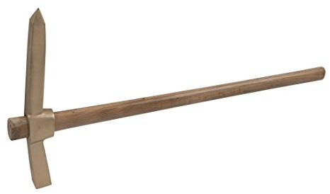 KS Tools 963.9612 - Pioche de tranchée - 890mm - Gamme BRONZEplus - Antidéflagrant - Alliage Aluminium-Bronze