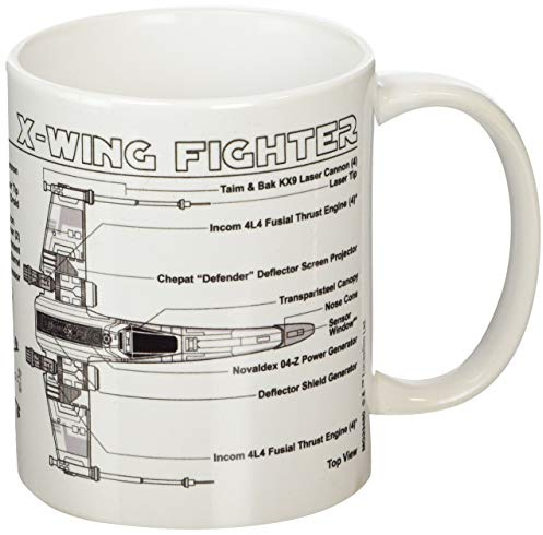 Pyramid International Star Wars Taza X-Wing Fighter Sketch (MG23480)
