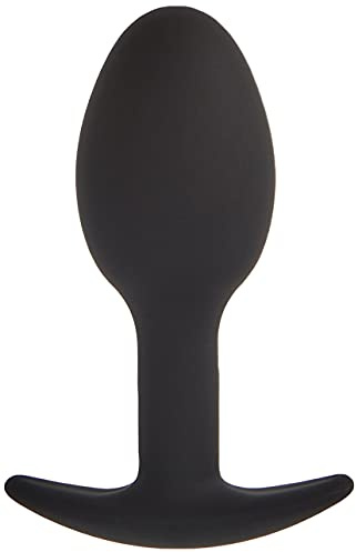 Pretty Love 3.34 Silicone Anal Plug w/Ball - Black