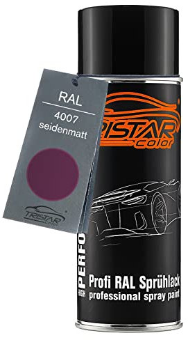 TRISTARcolor RAL 4007 Purpurviolett Spraydose 400 ml seidenmatt schnelltrocknend