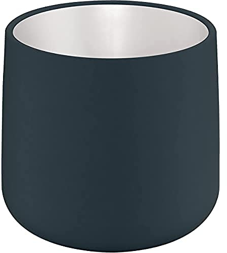 Leitz Vaso in Ceramica da Interno, Adatto per Casa/Ufficio, Elegante Fioriera da Tavolo Contemporanea Luminosa, Gamma Cosy, Grigio Velluto