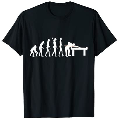 Billard Evolution Pool Billard Spieler Snooker T-Shirt